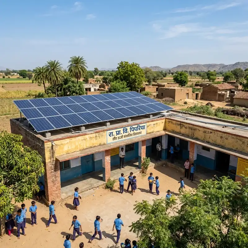 Institutional Rooftop Solar Plant for Schools and Hospitals